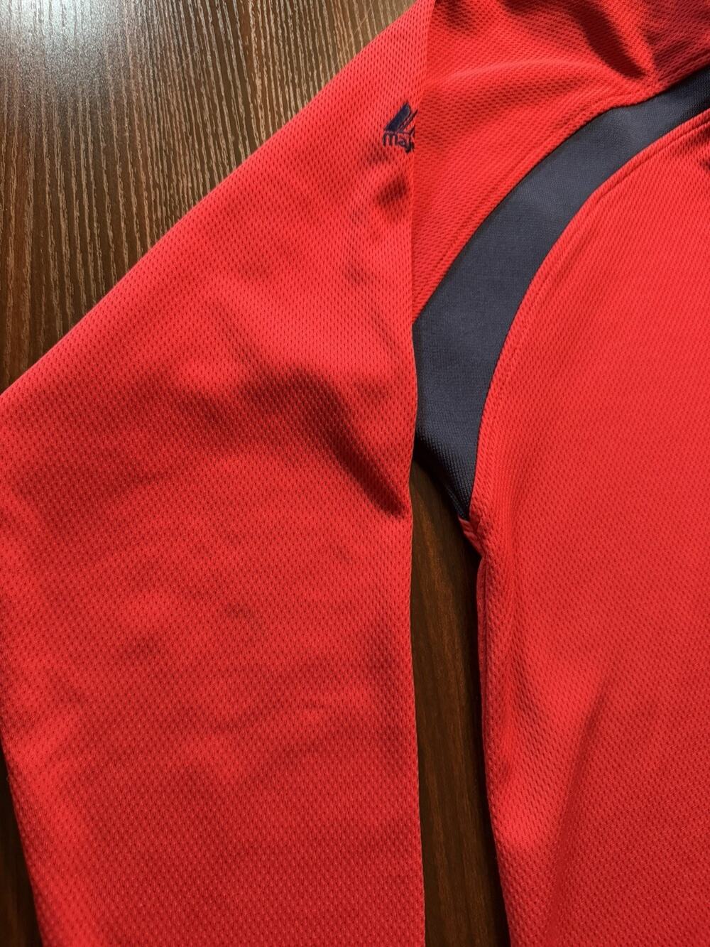boston red sox majestic therma base pullover Large